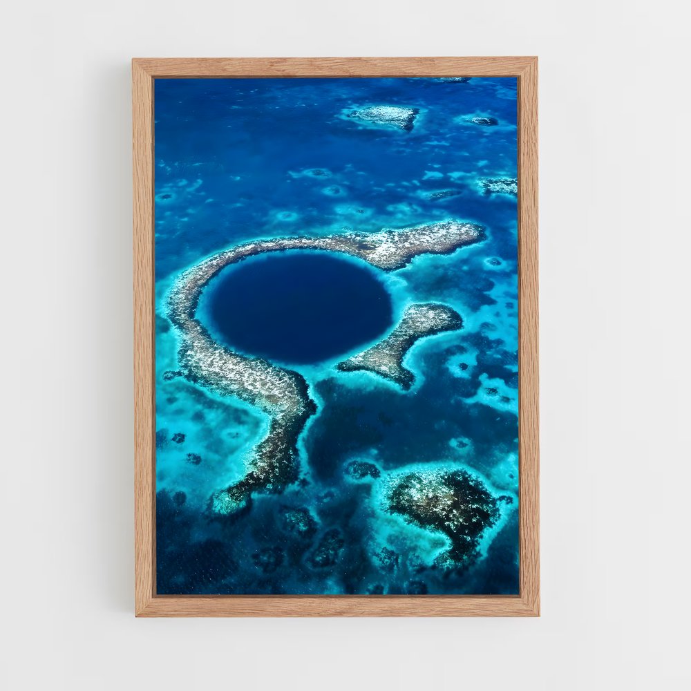 Poster L'Abysse Azur – affiche Plongée sous-marine (vue 4)